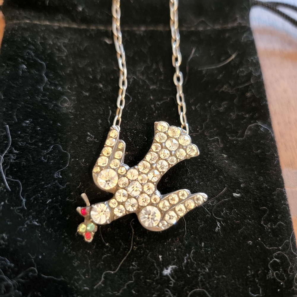 Holy Spirit Dove Necklace ~ Antique from Newport, RI Estate